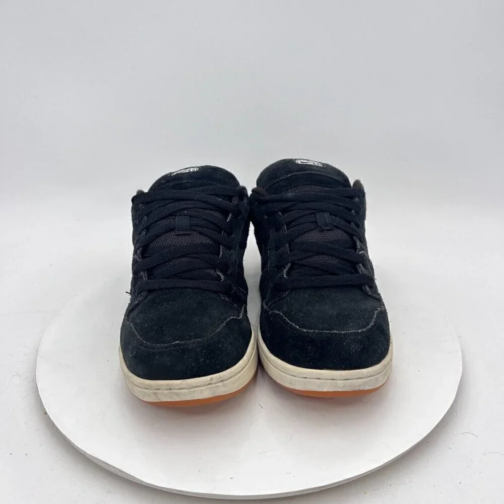 Nike Air Morgan 6.0 Youth Size 6.5Y Women 8 312279 001 Black Suede Low Shoes